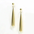 ゴールドバーピアス / K10ゴールド